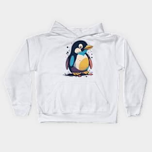 Penguin Portrait Kids Hoodie